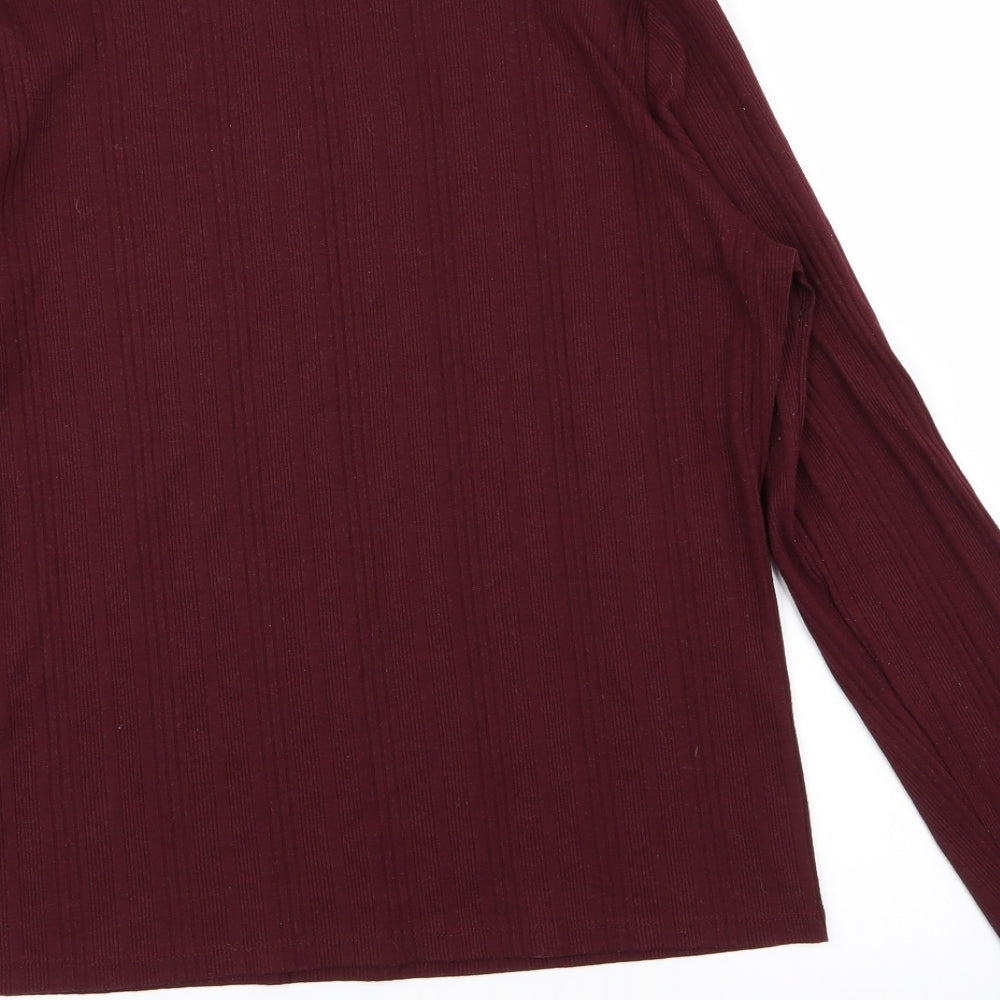 New Look Womens Purple   Basic T-Shirt Size 16