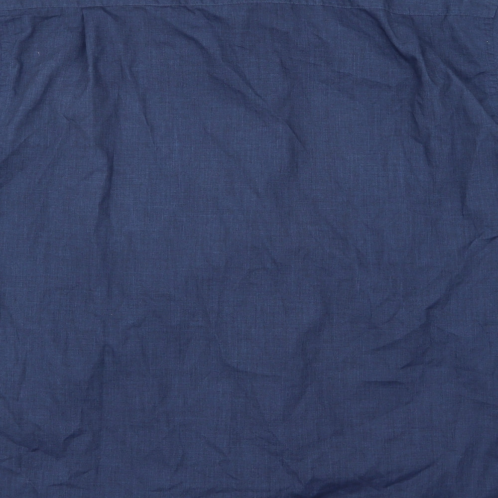 BHS Mens Blue    Dress Shirt Size 16