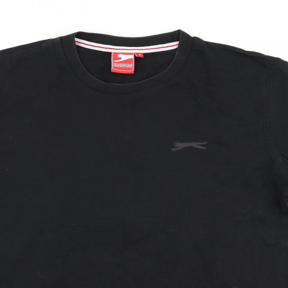 Slazenger Mens Black    T-Shirt Size M
