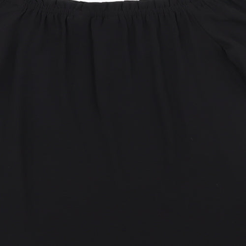 Dorothy Perkins Womens Black   Basic Button-Up Size 8