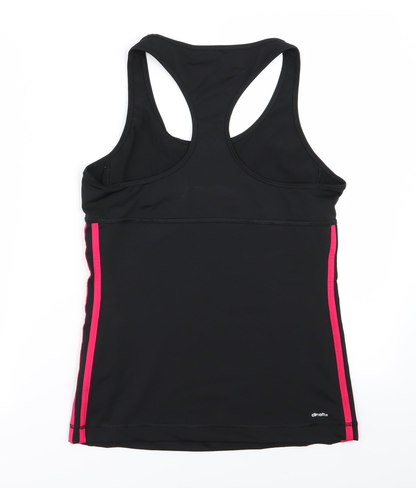 adidas Womens Black Striped  Basic Tank Size 10