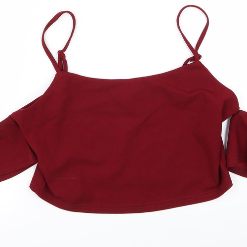 SheIn Womens Red   Camisole Tank Size 14  - crop