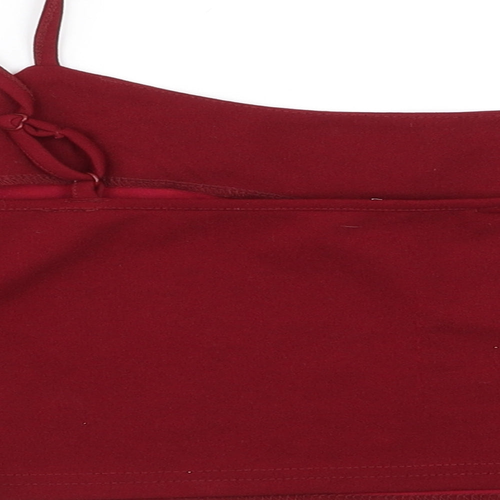 SheIn Womens Red   Camisole Tank Size 14  - crop