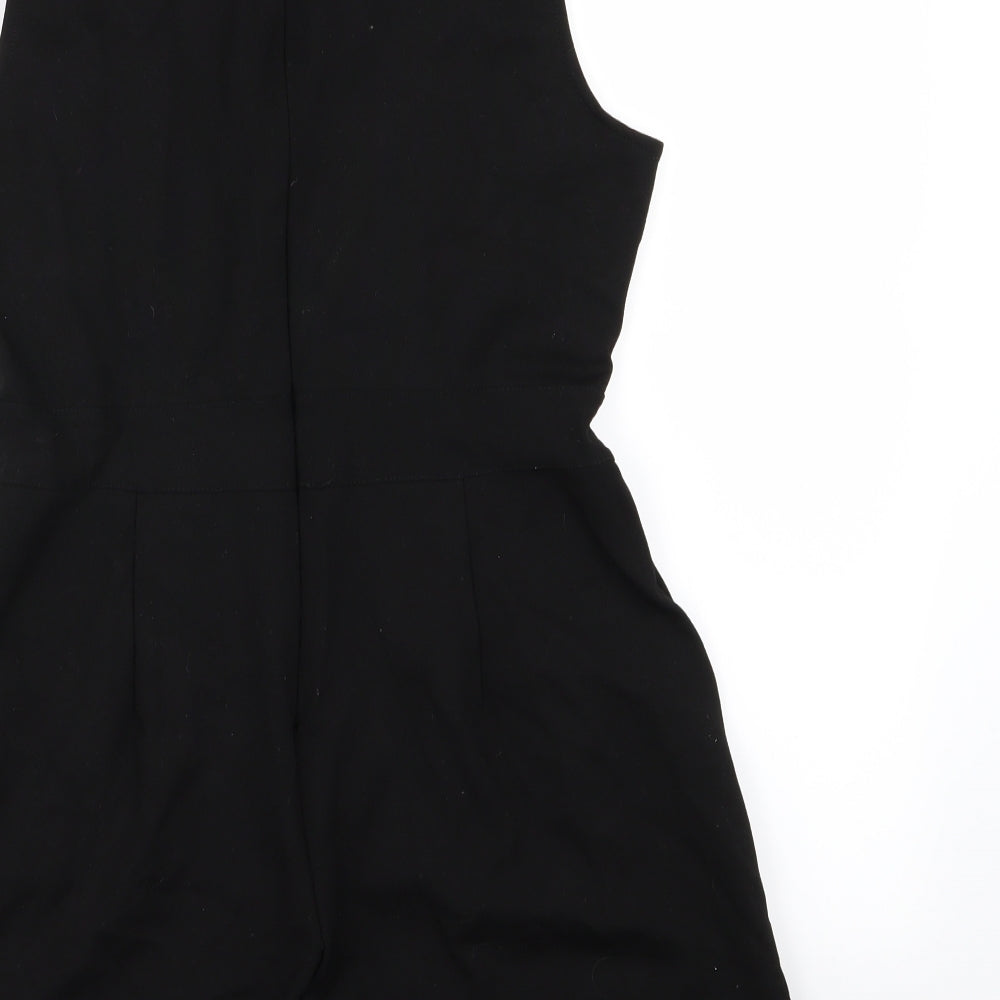 Amisu Womens Black   Playsuit One-Piece Size 14