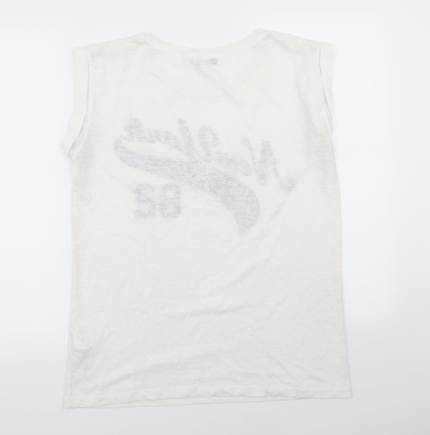 New Look Womens White   Basic T-Shirt Size 10