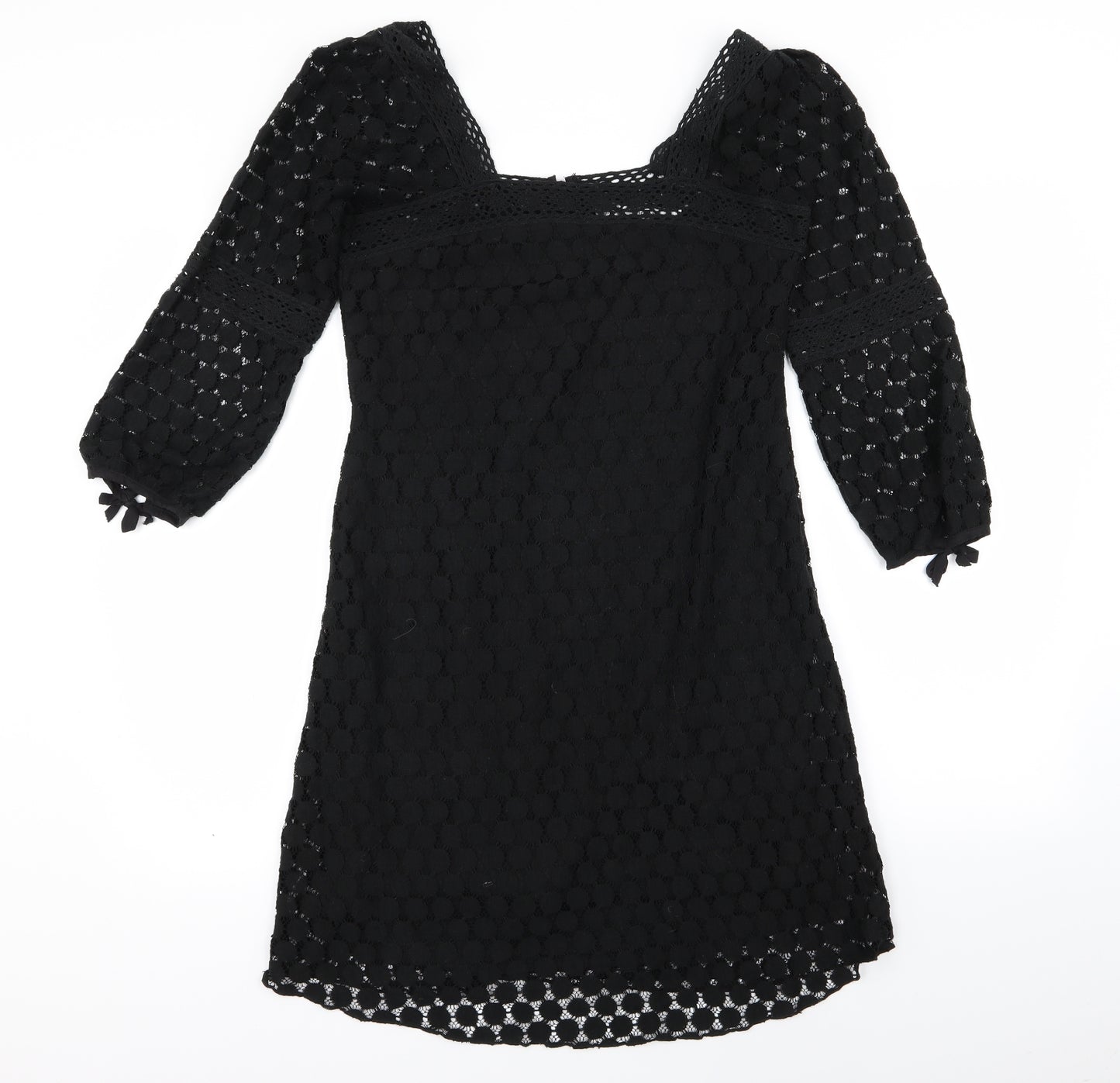 Solitaire Womens Black   Fit & Flare  Size S