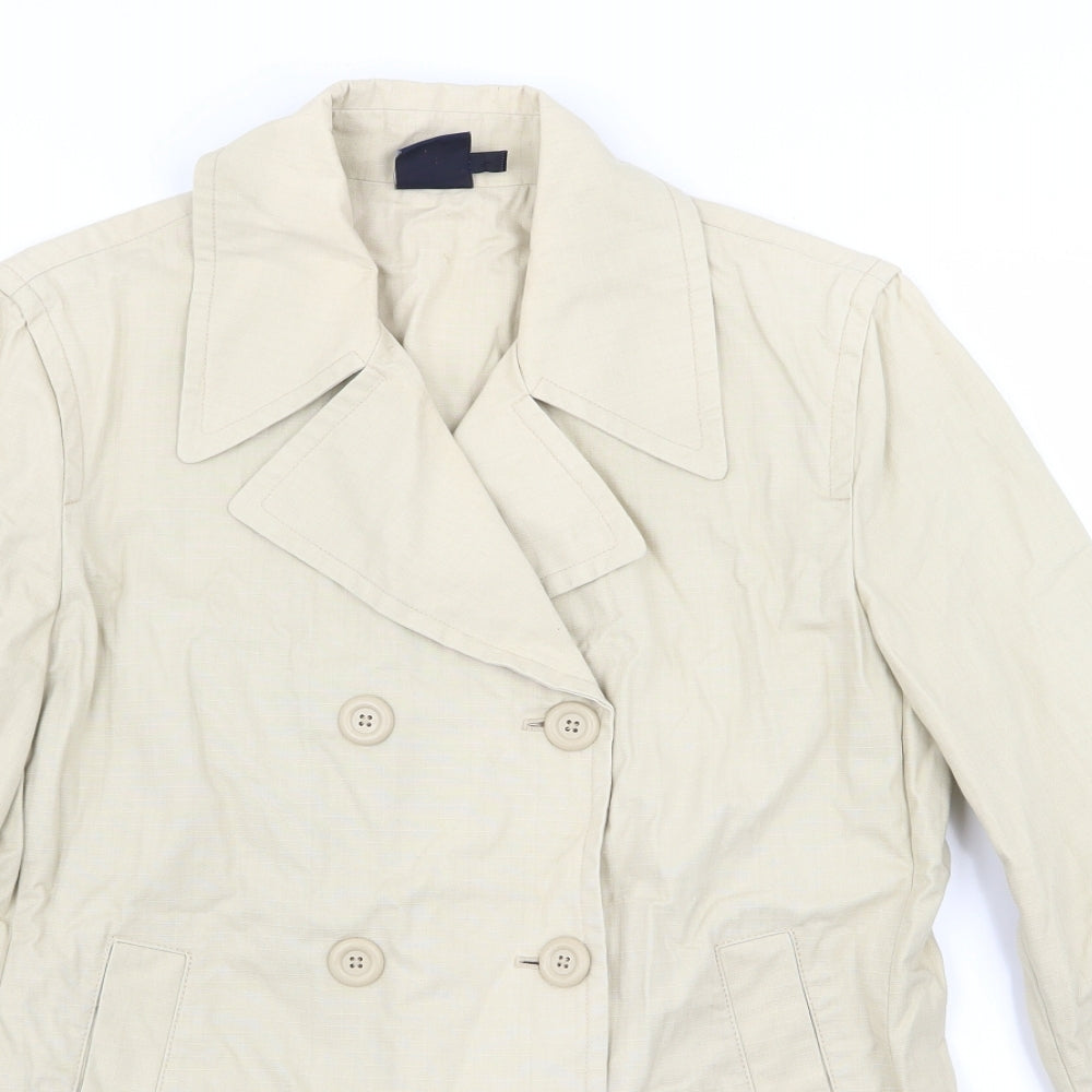 Gap Womens Beige   Overcoat Coat Size S