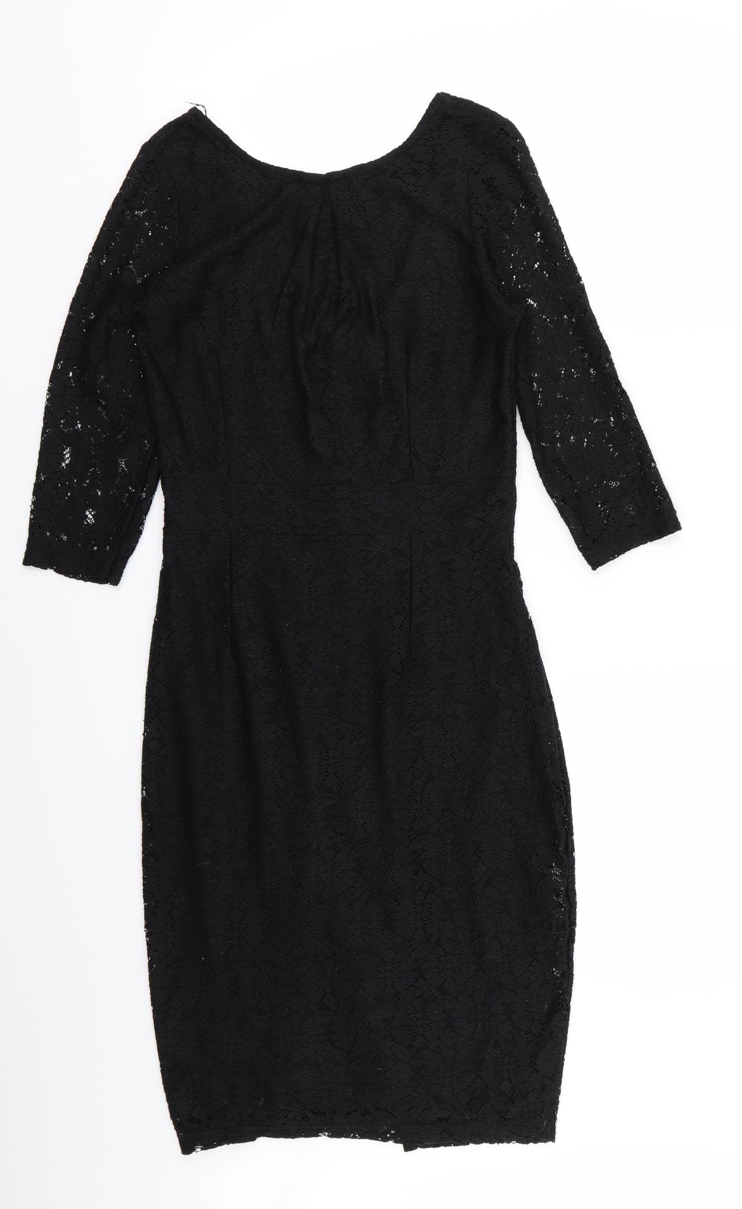 Dorothy Perkins Womens Black   Bodycon  Size 10