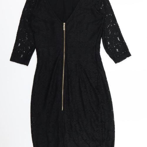 Dorothy Perkins Womens Black   Bodycon  Size 10