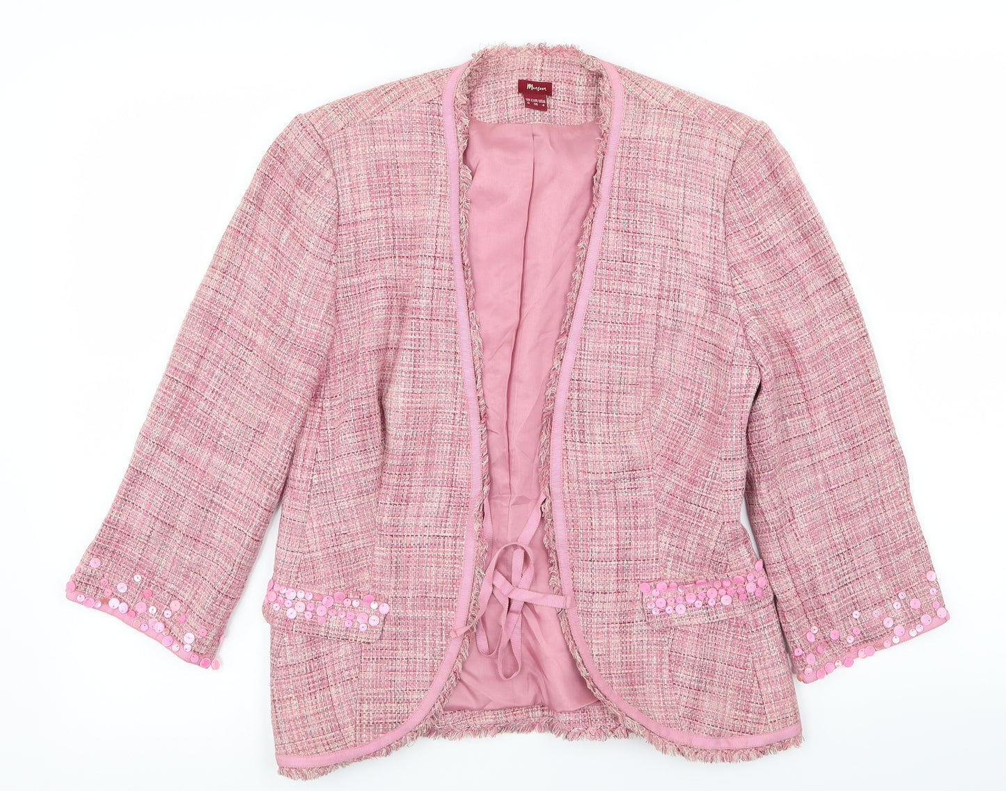 Monsoon Womens Pink   Jacket Blazer Size 8