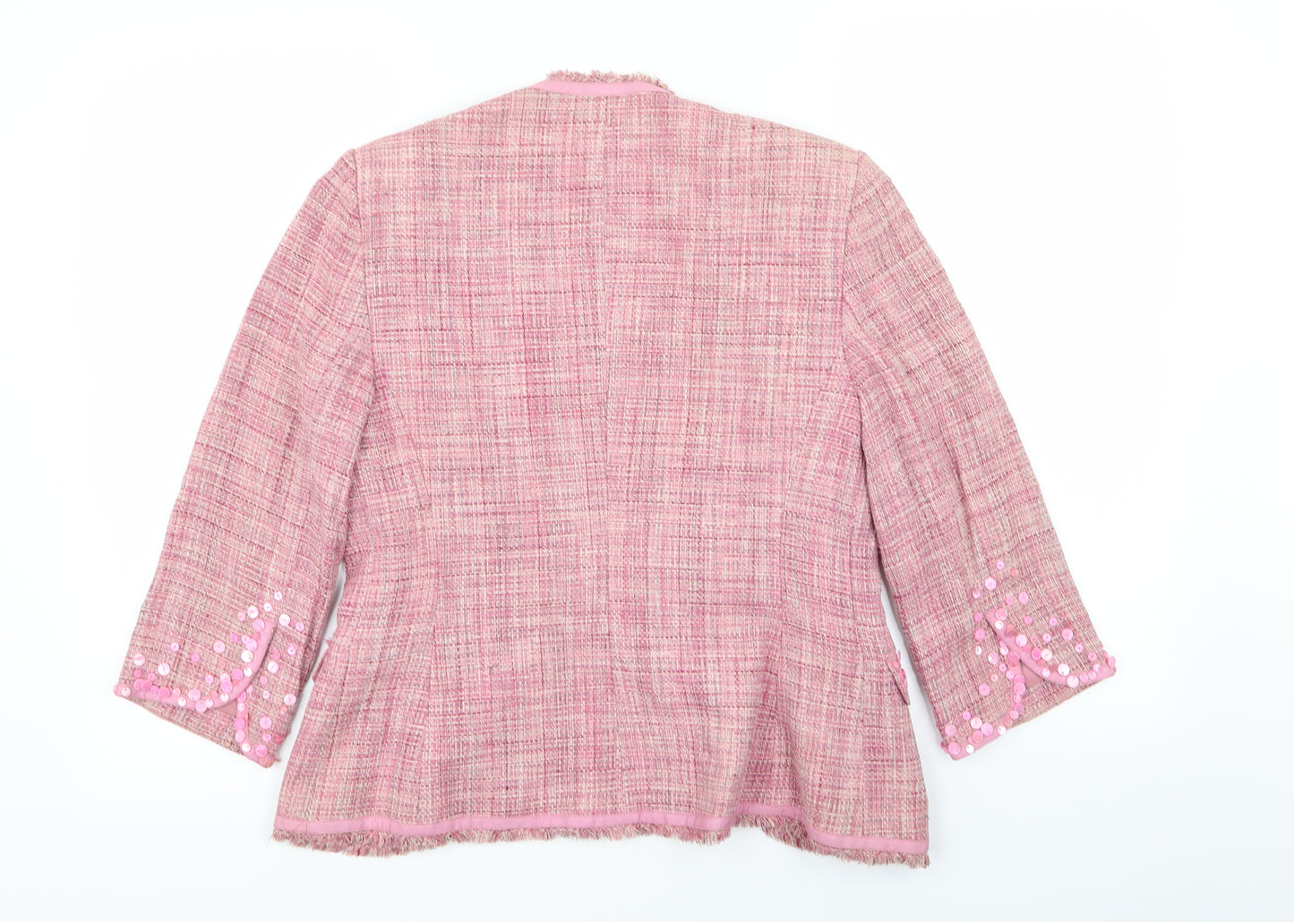 Monsoon Womens Pink   Jacket Blazer Size 8