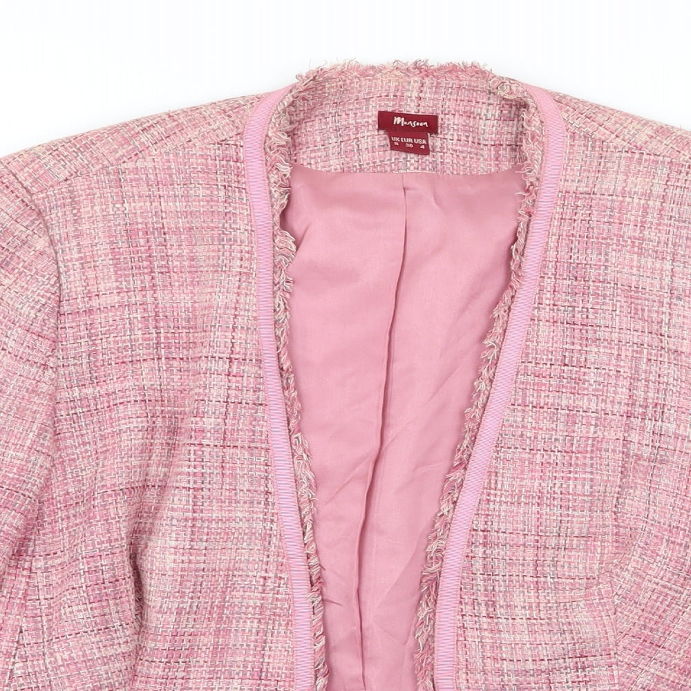 Monsoon Womens Pink   Jacket Blazer Size 8