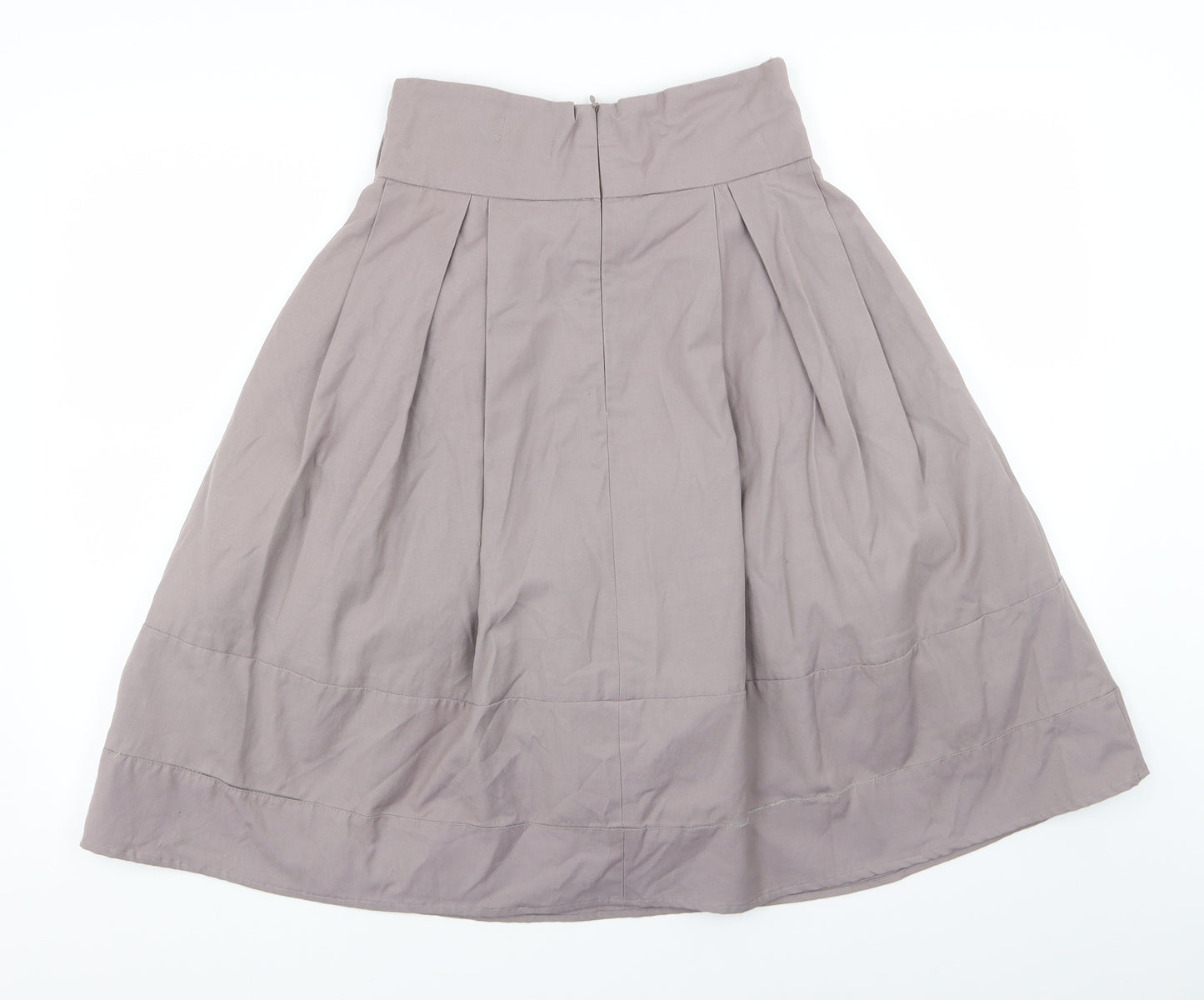 Spirit Womens Grey   Pleated Skirt Size 10