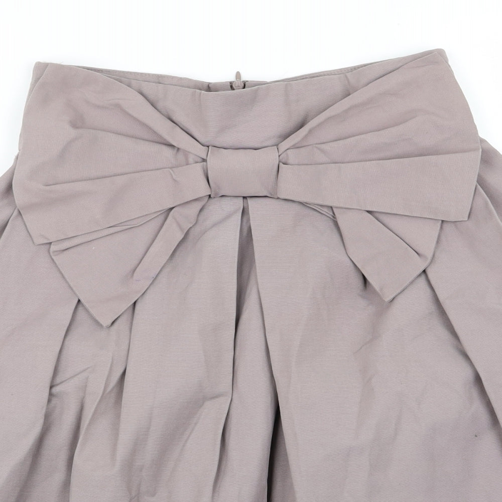 Spirit Womens Grey   Pleated Skirt Size 10