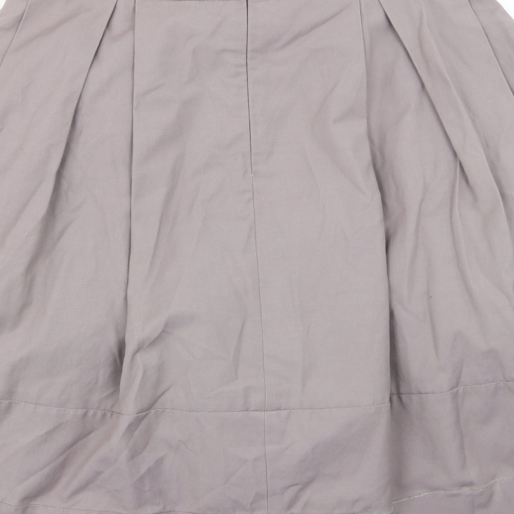 Spirit Womens Grey   Pleated Skirt Size 10