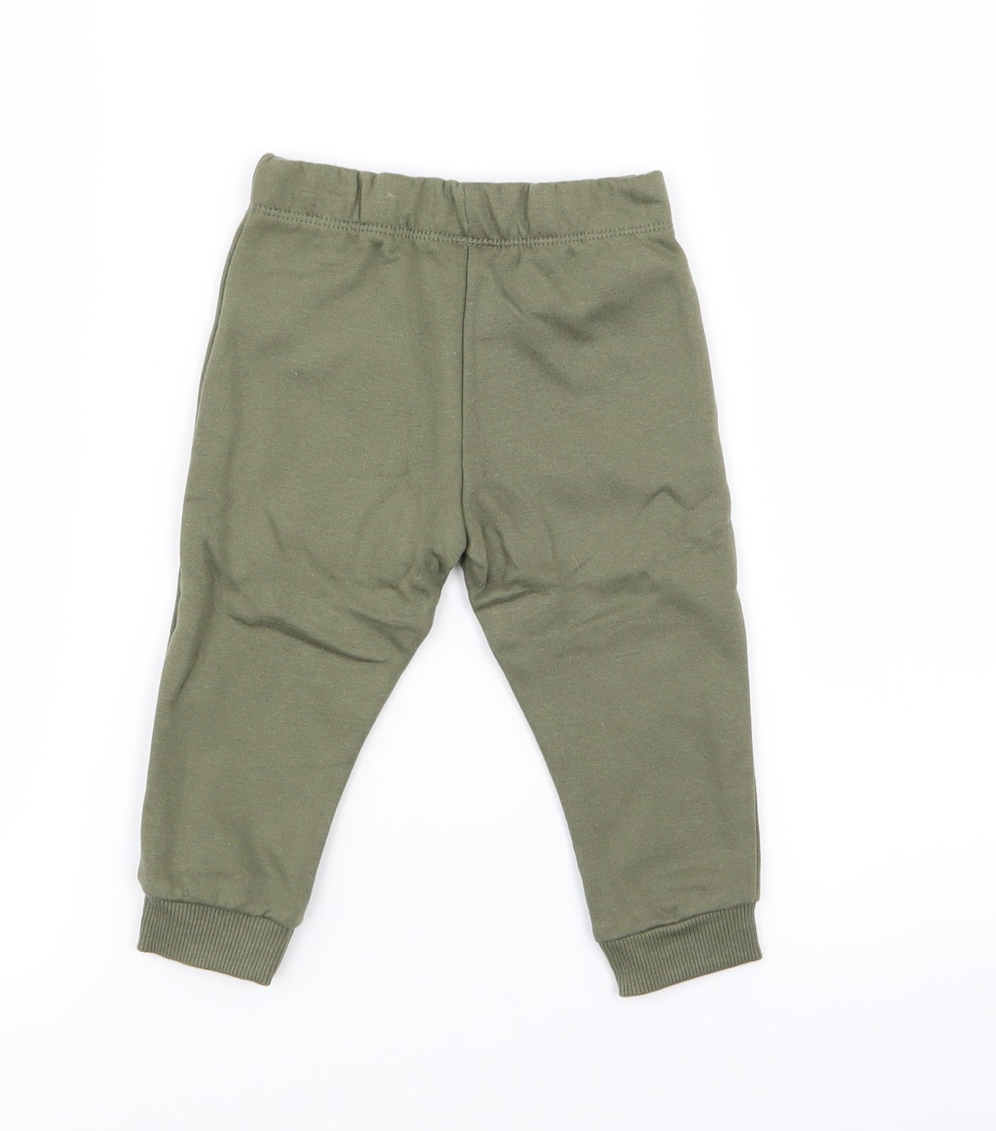 Fred & flo Boys Green   Jogger Trousers Size 9-12 Months