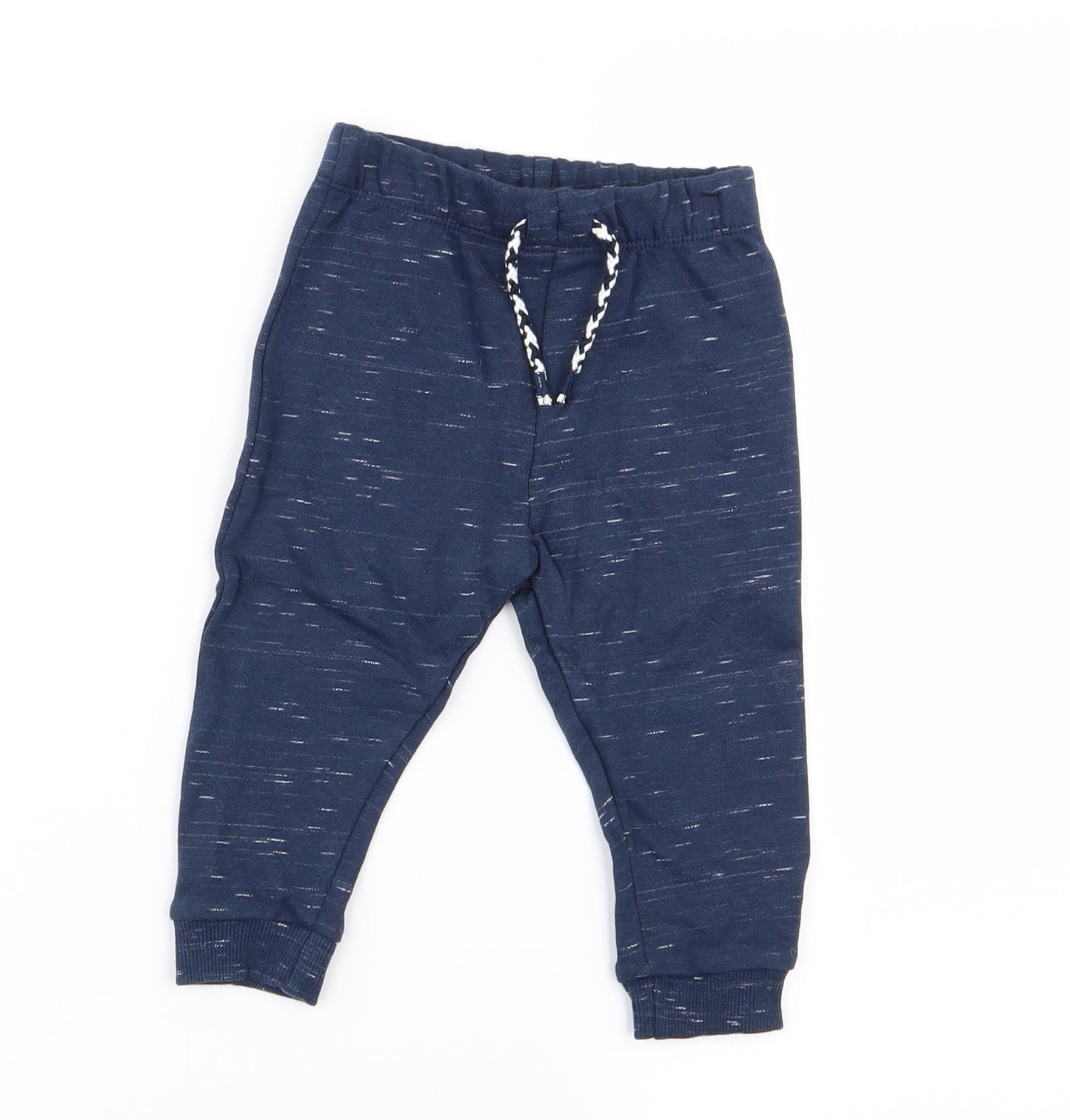 fred & flo Boys Blue   Jogger Trousers Size 9-12 Months