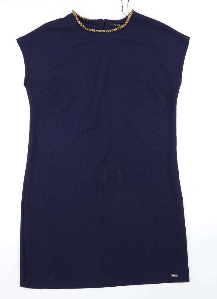 mohito Womens Blue T-Shirt Dress Size M