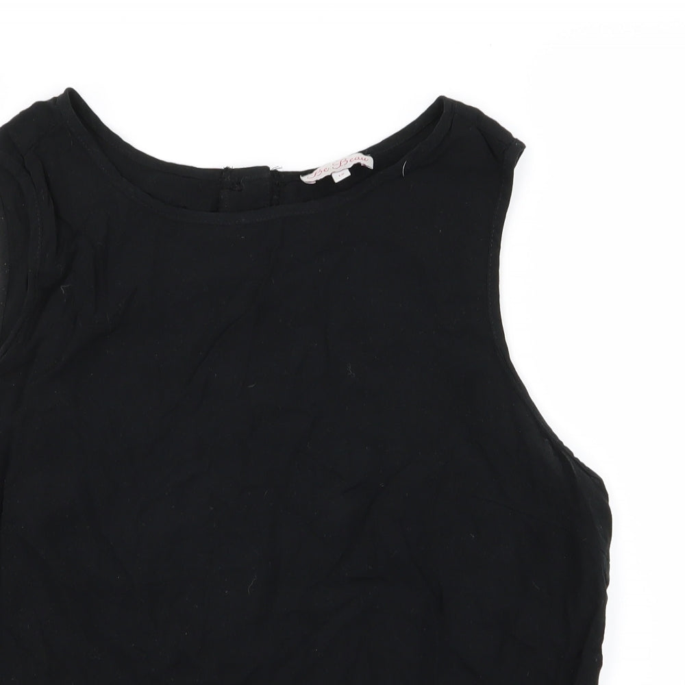 be beau Womens Black   Basic Tank Size 12