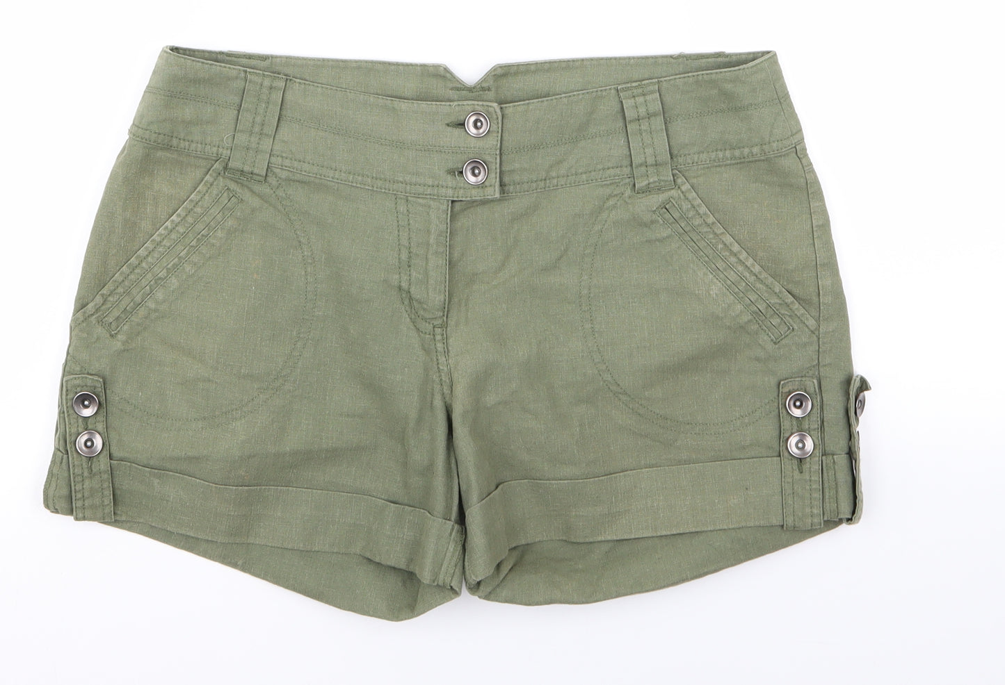 Preworn Womens Green   Chino Shorts Size 10