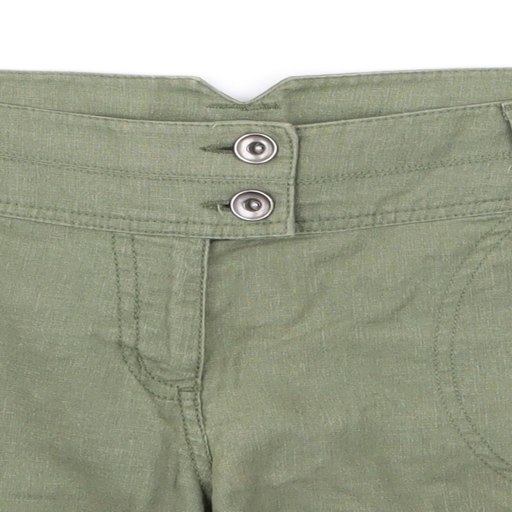 Preworn Womens Green   Chino Shorts Size 10