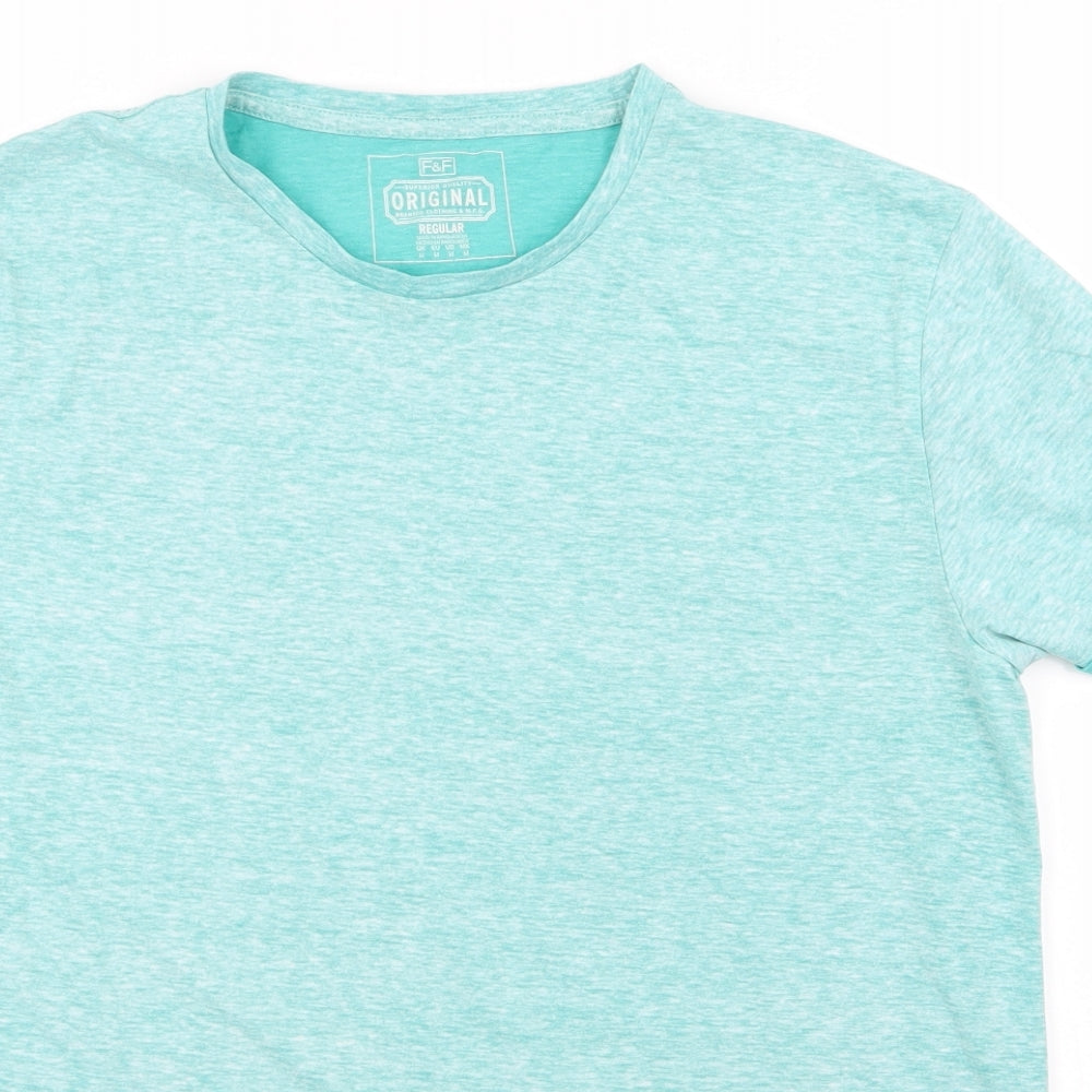 F&F Mens Green    T-Shirt Size M