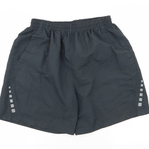 aiken life Mens Grey   Cargo Shorts Size XL - Stretch waistband