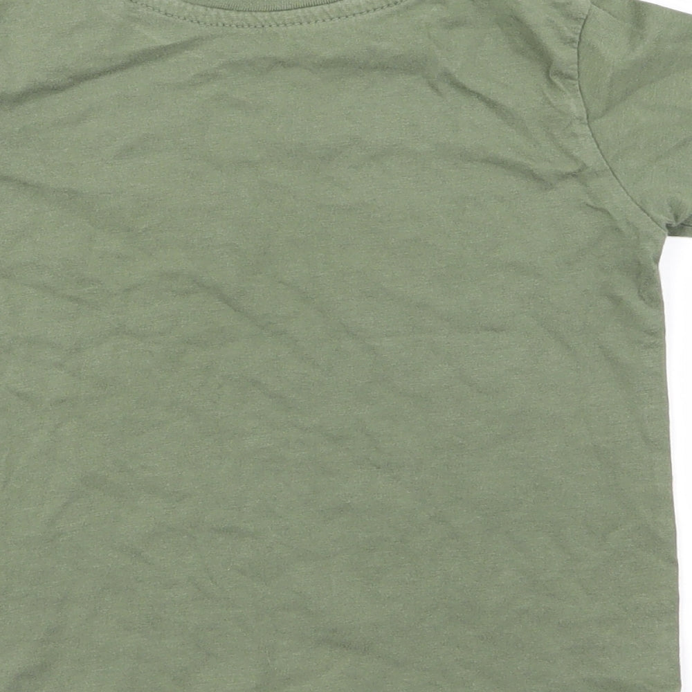 river island  Girls Green   Basic T-Shirt Size 3-4 Years
