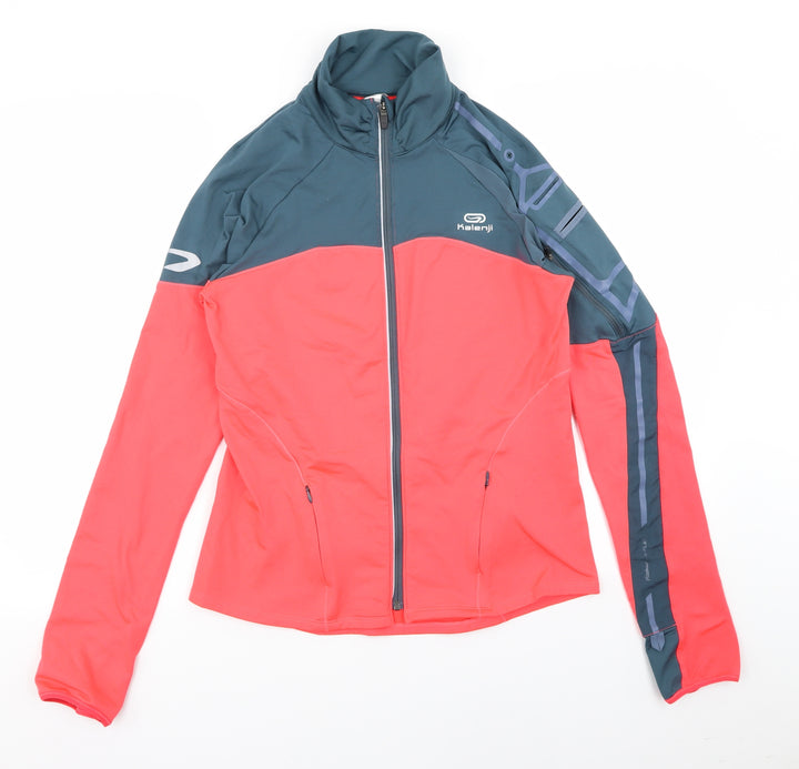 DECATHLON Womens Pink Full Zip Jumper Size 10