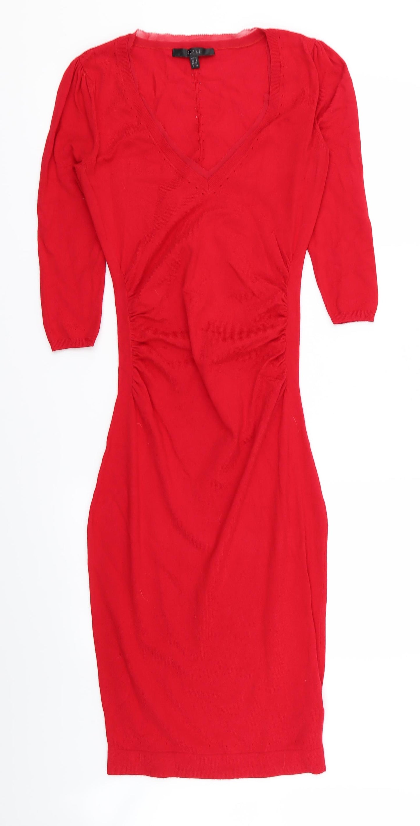 Coast Womens Red   Pencil Dress  Size 8