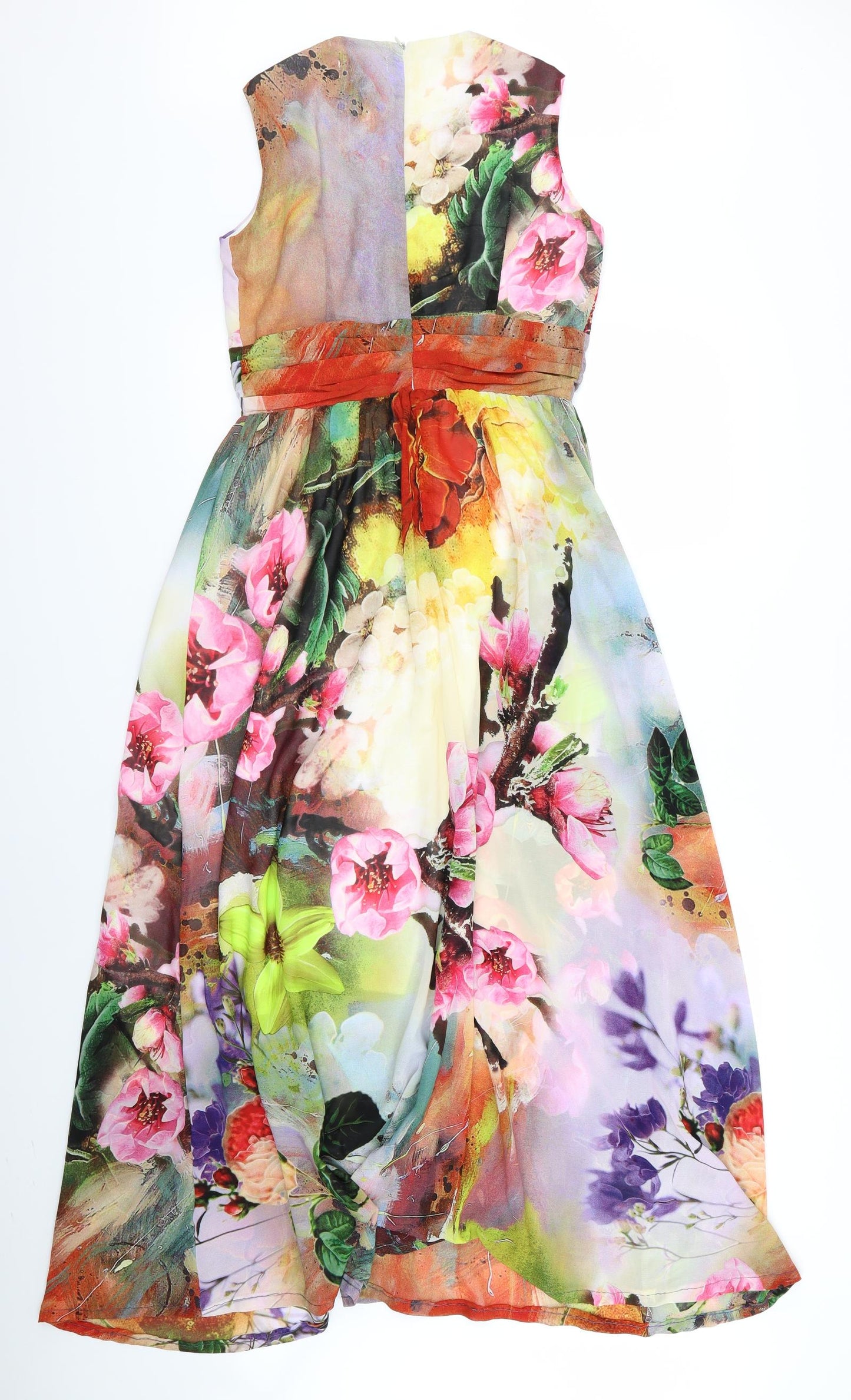 smashed lemon Womens Multicoloured Floral  Fit & Flare  Size S