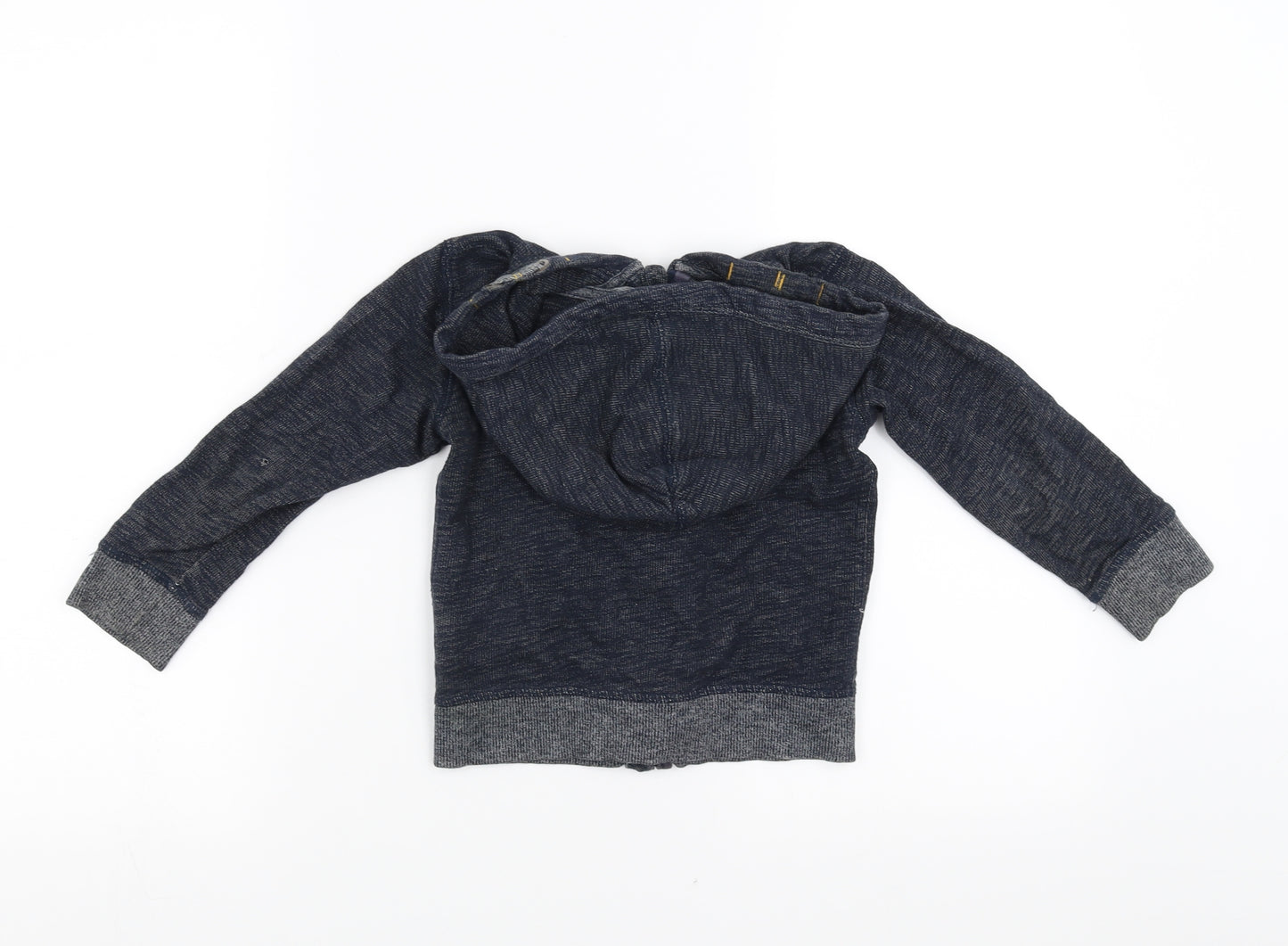 H&M Boys Blue   Full Zip Hoodie Size 3-4 Years