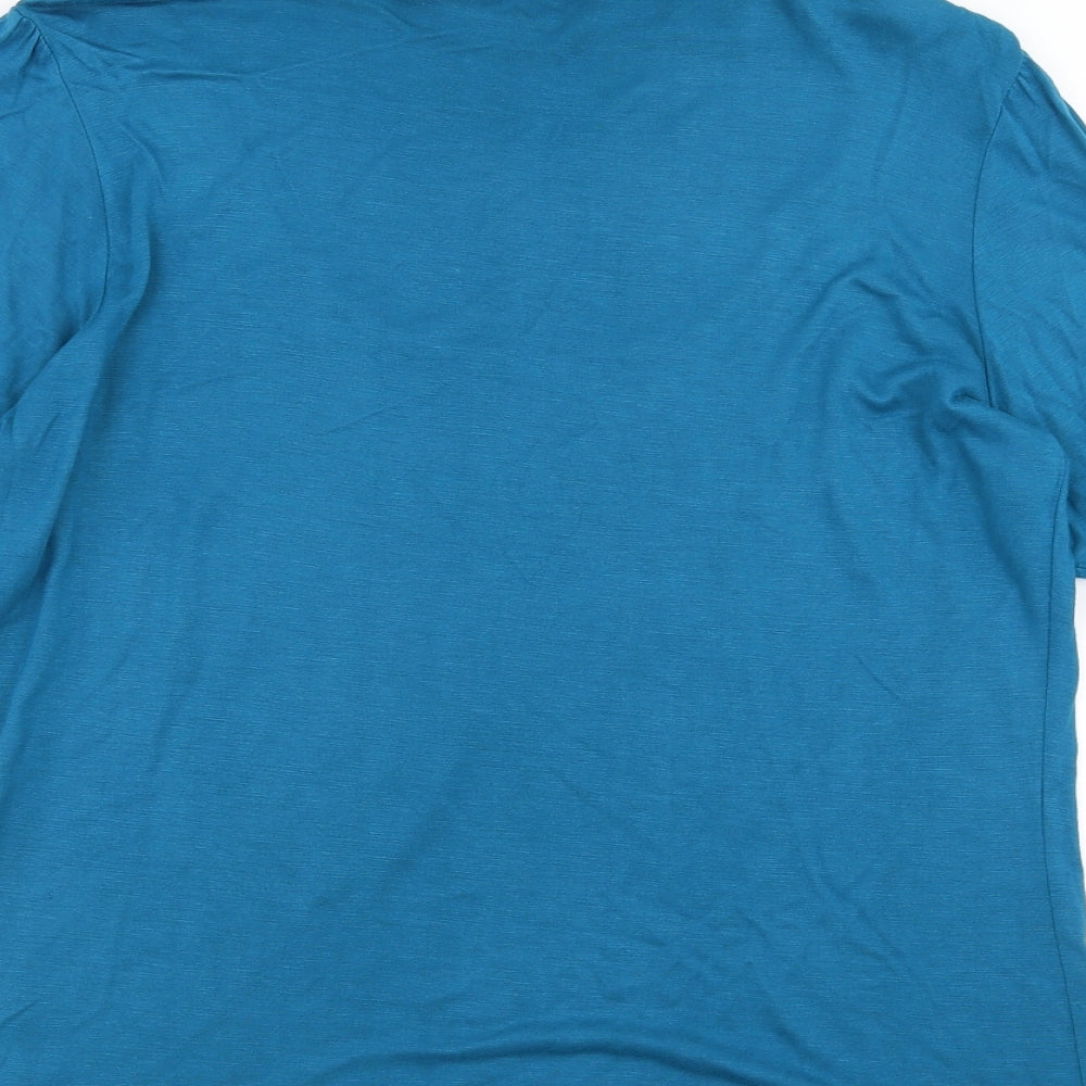 Wardrobe Womens Blue   Basic Blouse Size 14