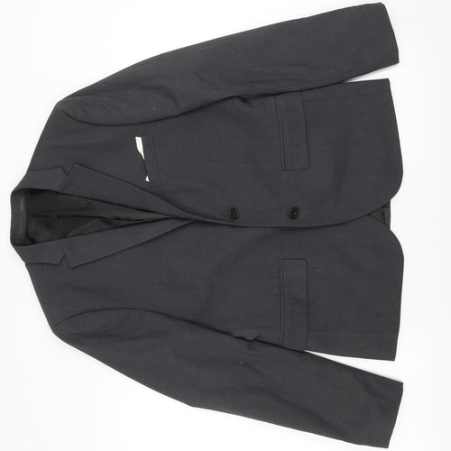 H&M Mens Grey   Jacket Suit Jacket Size 38