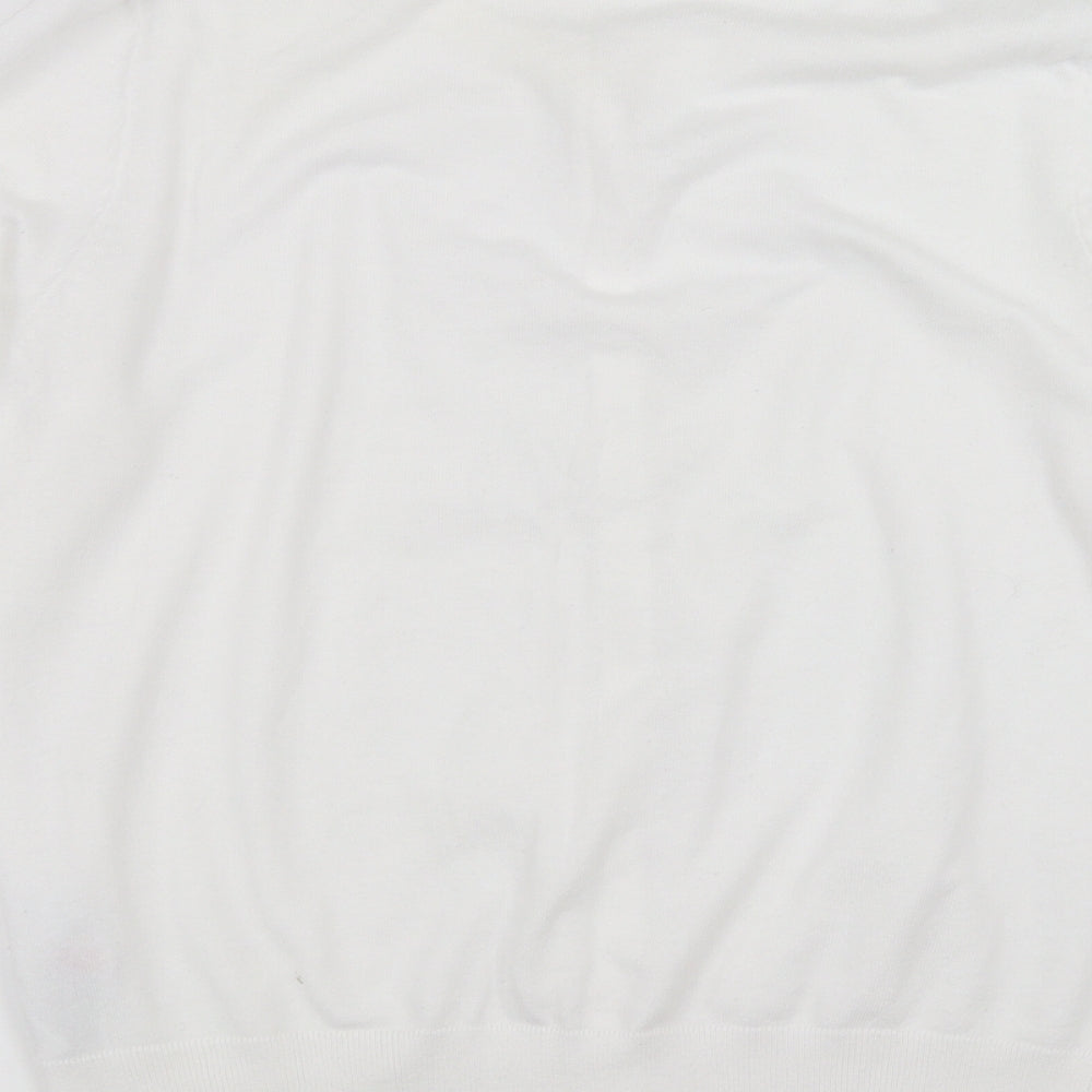 New Look Womens White   Cardigan Jumper Size 16