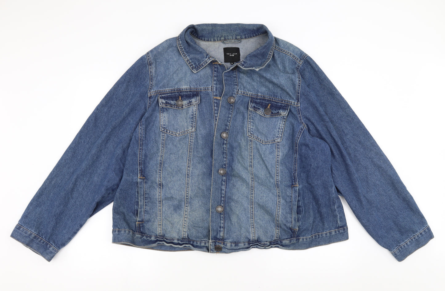 New Look Womens Blue  Denim Jacket  Size 26
