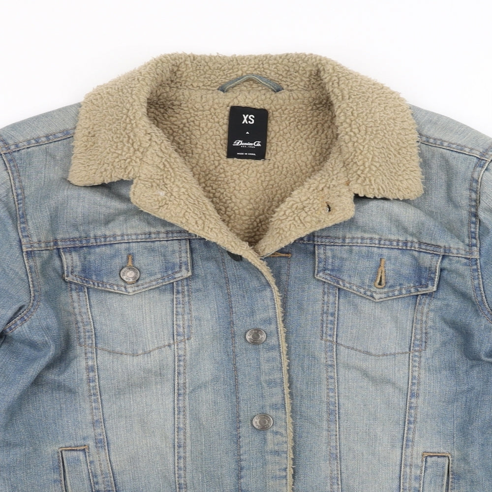 Primark Mens Blue  Denim Jacket  Size XS  - fleece lined
