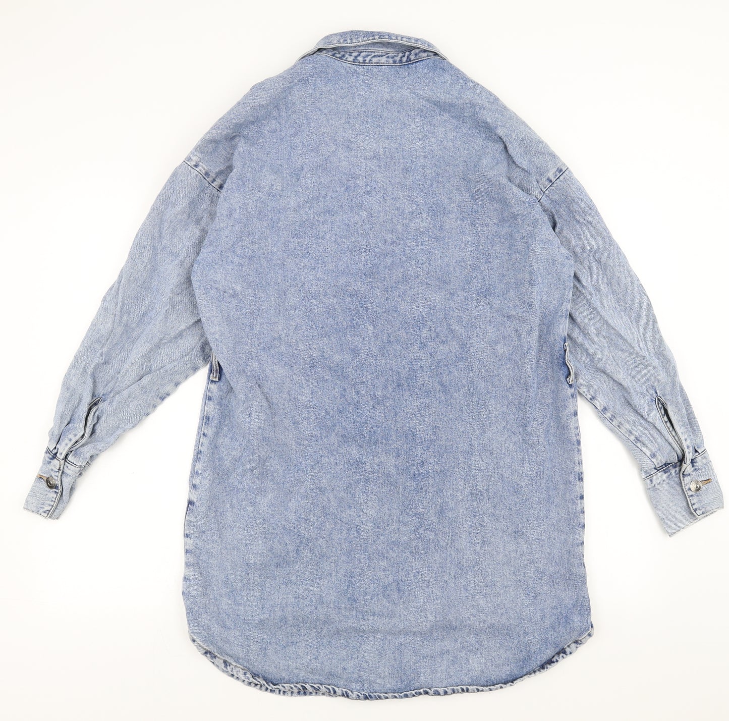 Divided by H&M Womens Blue  Denim Shirt Dress  Size M