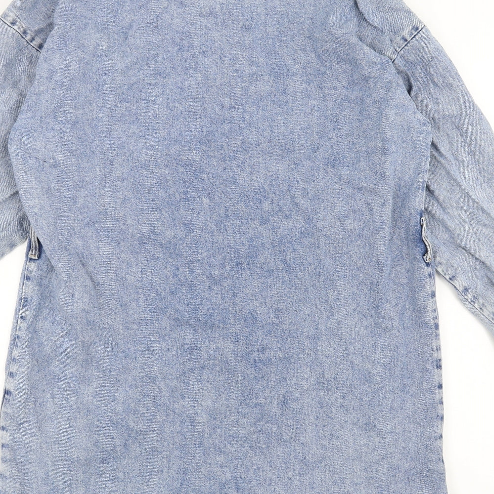 Divided by H&M Womens Blue  Denim Shirt Dress  Size M