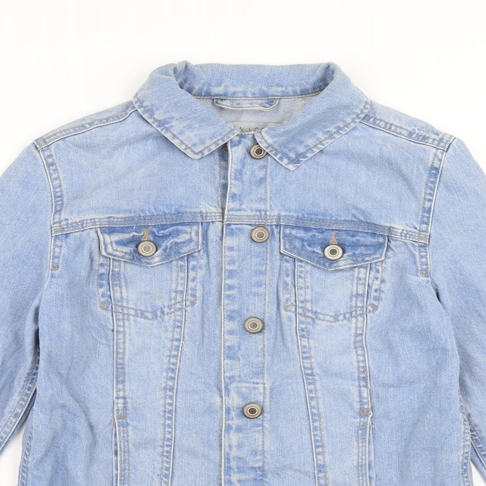 New Look Womens Blue  Denim Jacket  Size 10