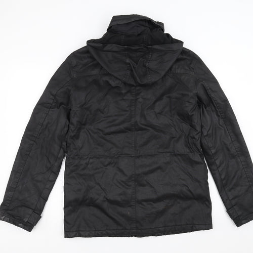 George Mens Black   Jacket Coat Size S
