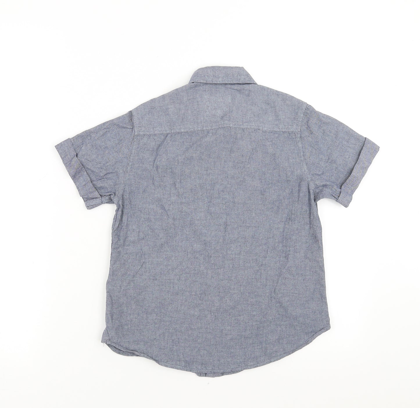 Debenhams Boys Blue   Basic Button-Up Size 9 Years