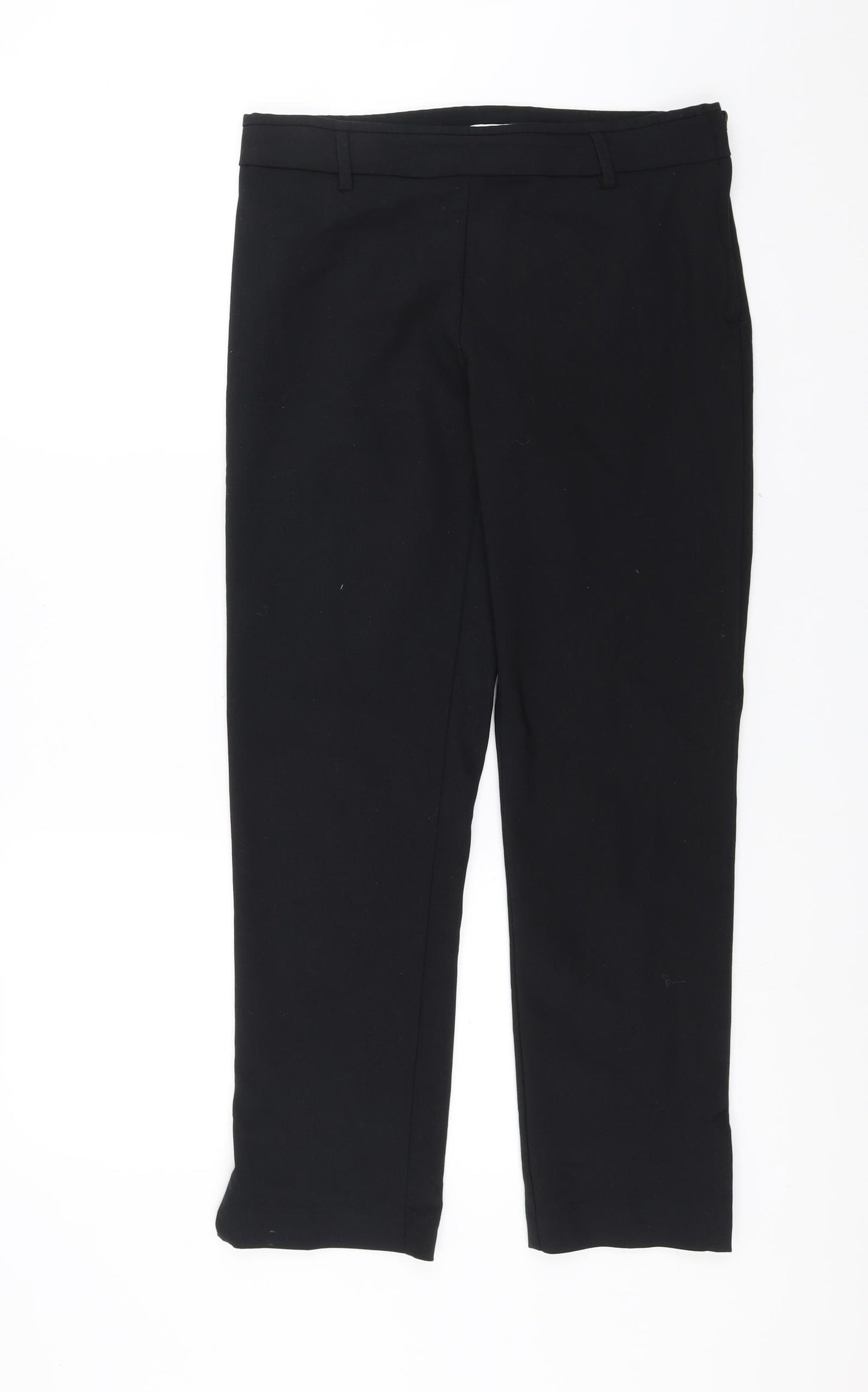 H&M Womens Black   Trousers  Size 14 L27 in