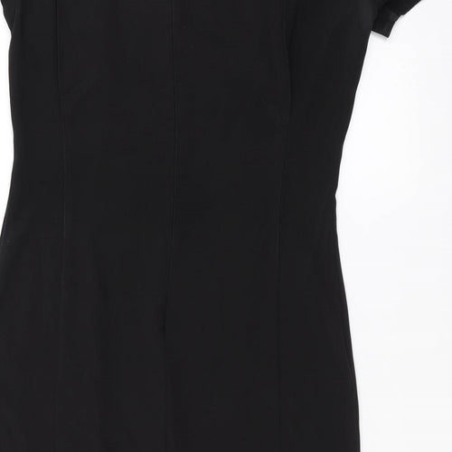 Simon Jersey Womens Black   Pencil Dress  Size 10