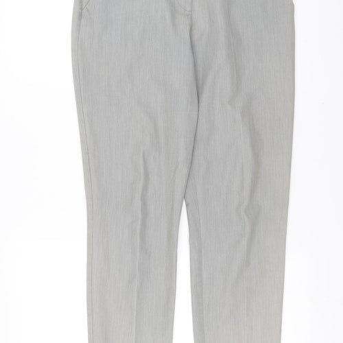 ASOS Womens Grey   Trousers  Size 10 L28 in