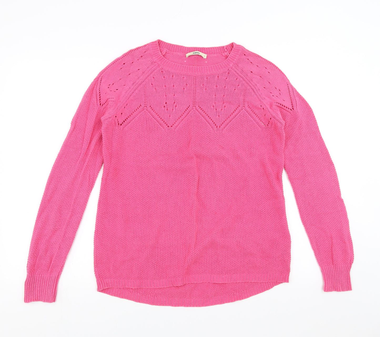 Oasis Womens Pink   Pullover Jumper Size S