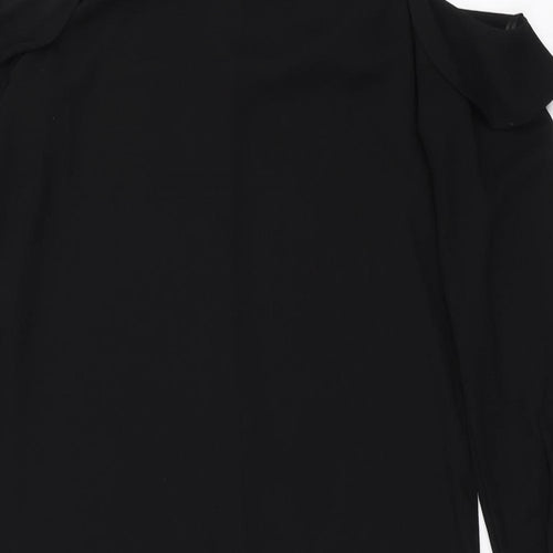 New Look Womens Black   Shirt Dress  Size 8  - cold shoulder