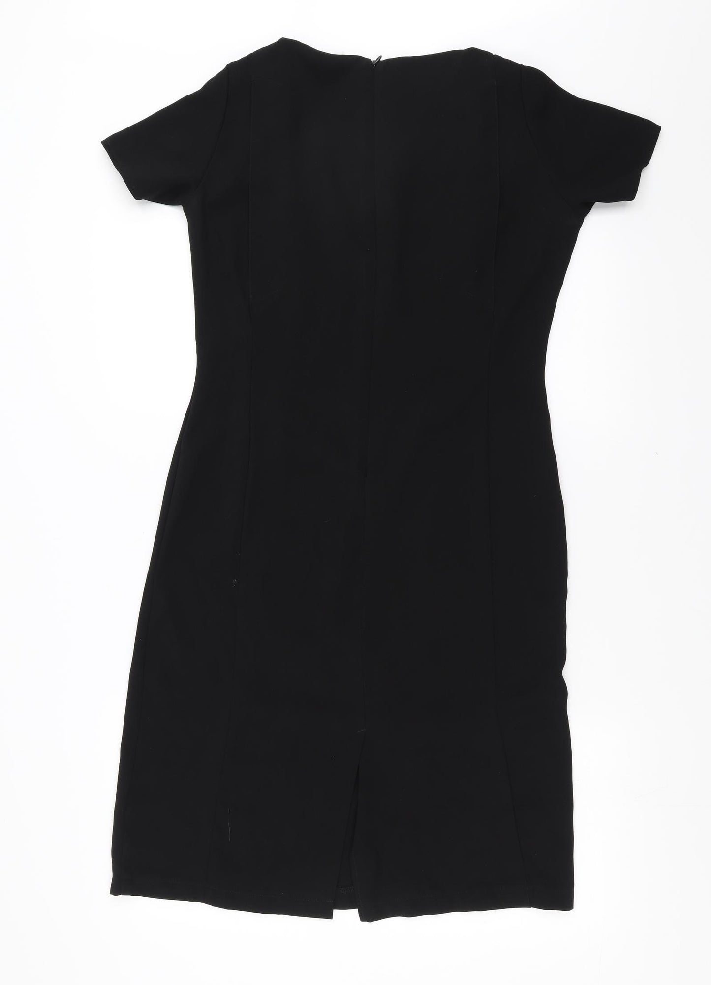 Simon Jersey Womens Black   Pencil Dress  Size 10