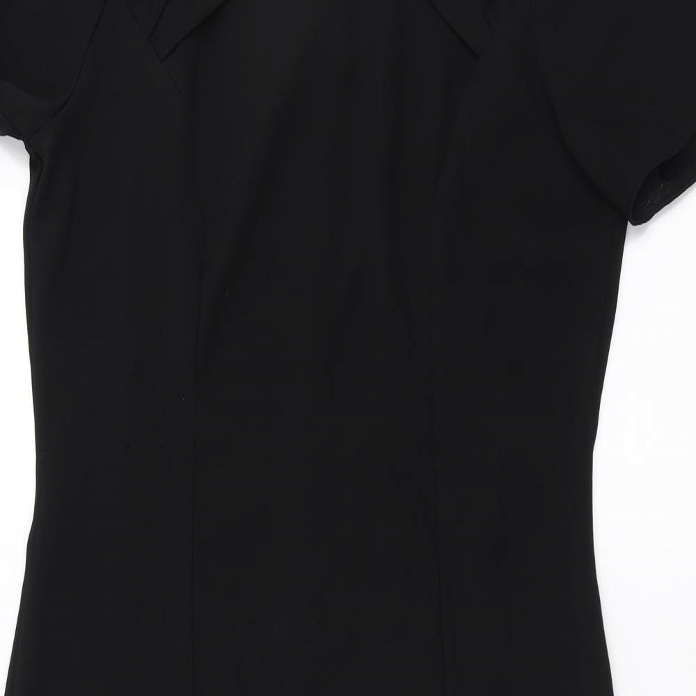 Simon Jersey Womens Black   Pencil Dress  Size 10