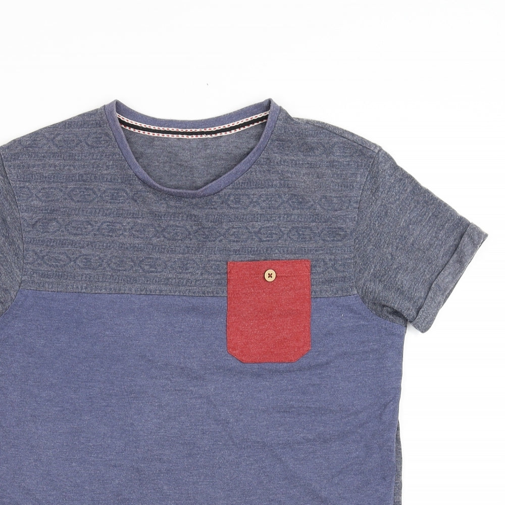 George Boys Blue   Basic T-Shirt Size 13-14 Years